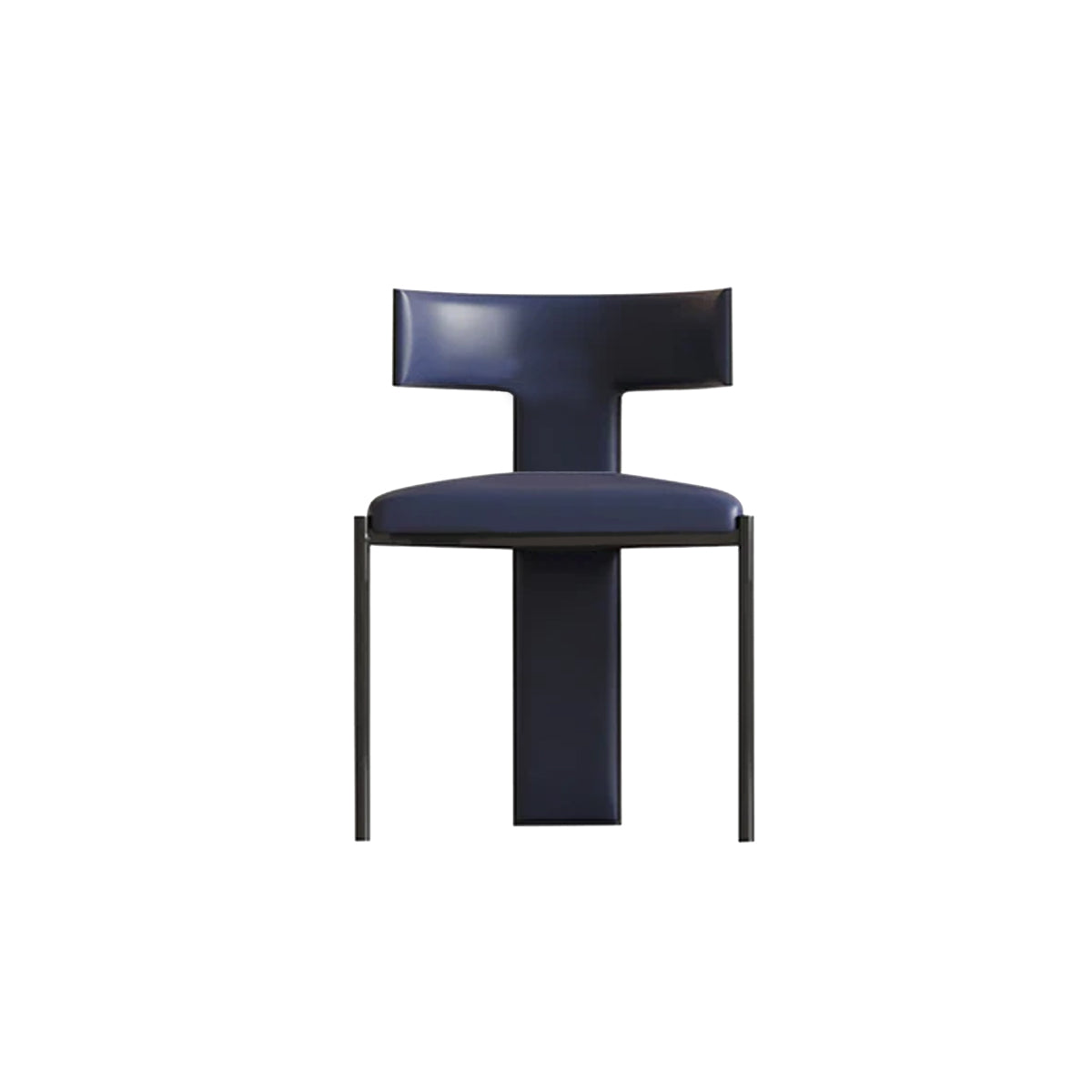 Dining Chair T-Back Aesthetic Velvet Faux Leather Contemporary Furniture Kitchen Living Room Office Home Housewarming Gift