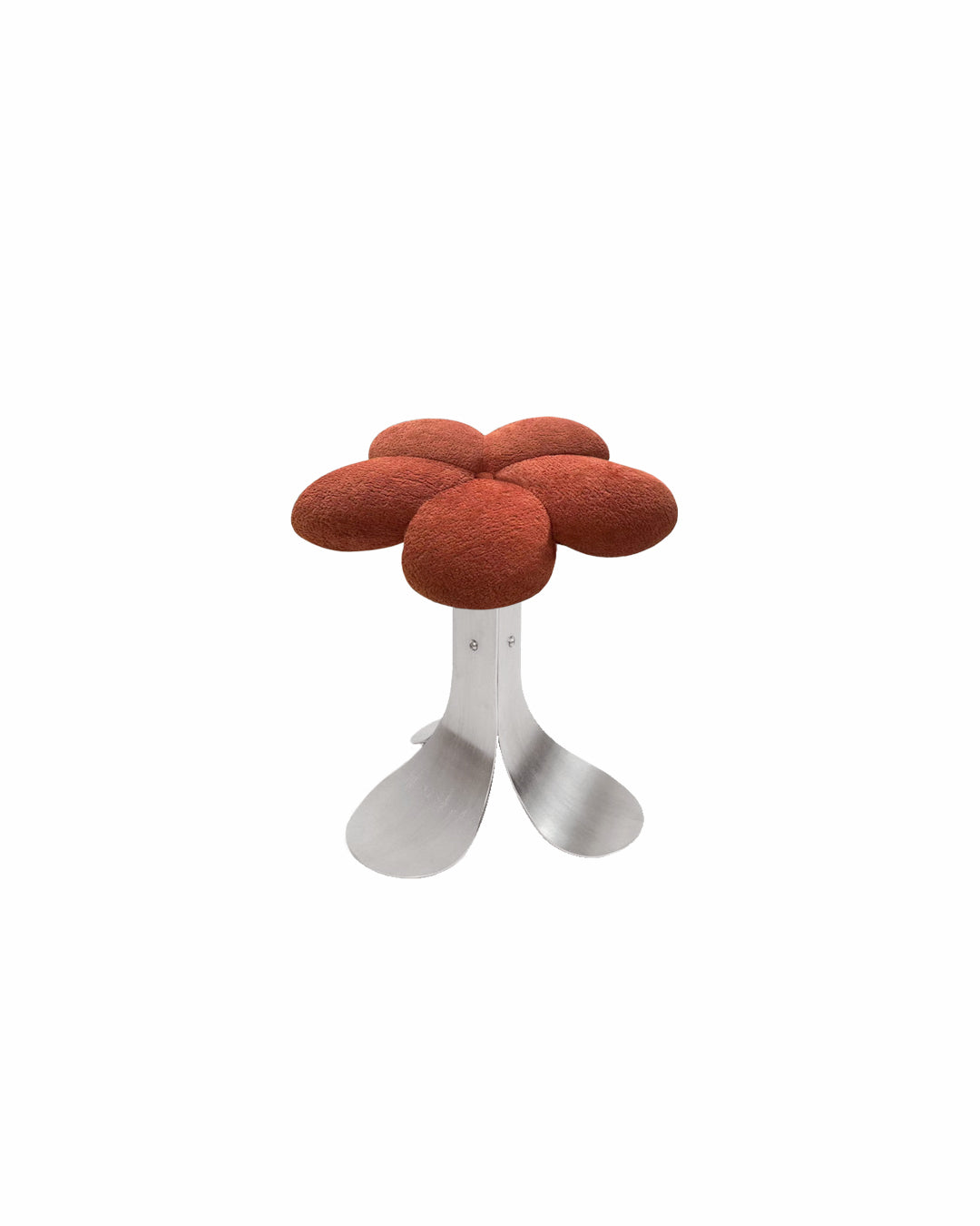 Accent Stool Chair Bouclé Flower Nordic Contemporary Furniture Bedroom Living Room Vanity Office Home Decor Housewarming Gift