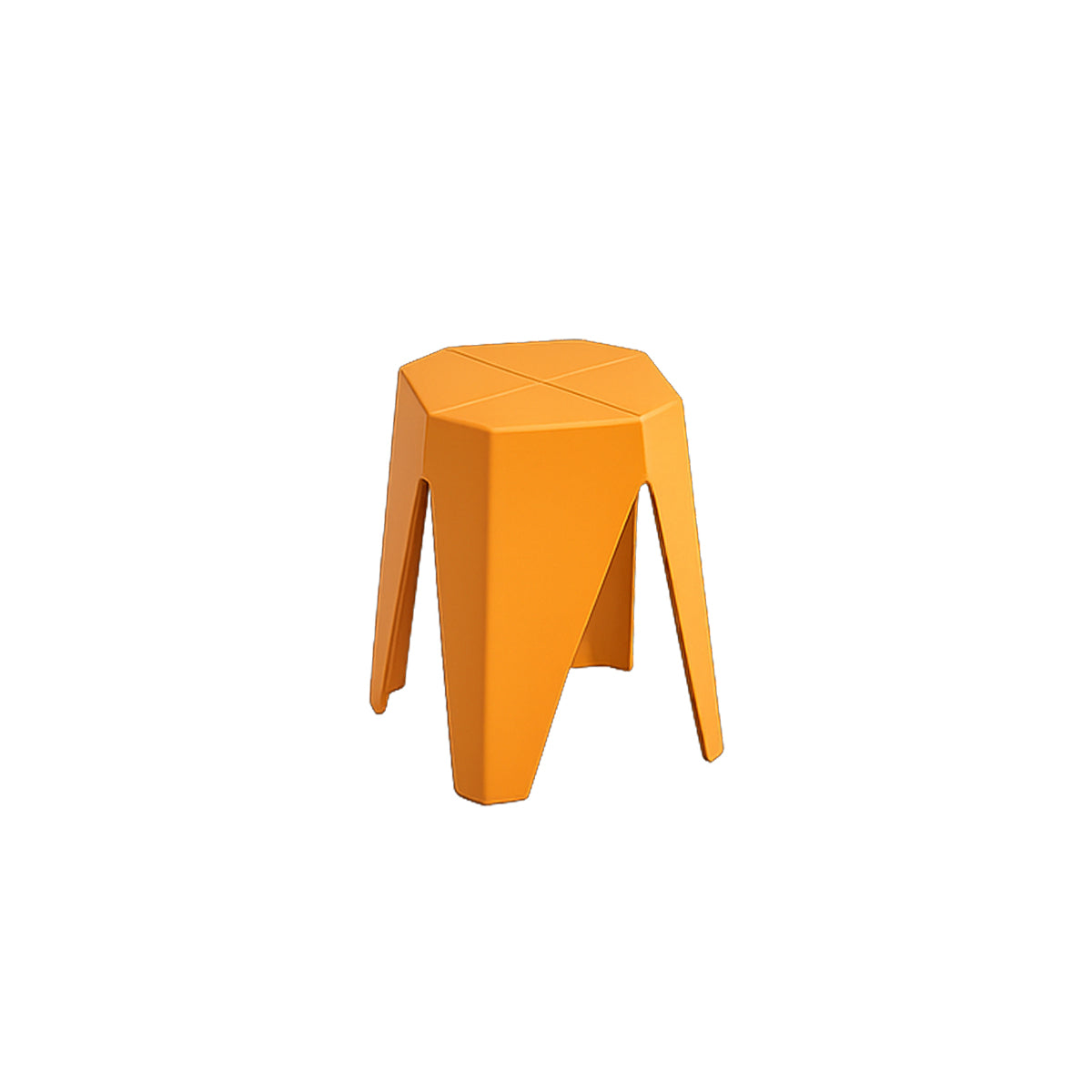 Dining Chair Stool Origami Eco-Mold Recycled ABS Nordic Retro Colorful Kitchen Office Home Furniture Housewarming Gift Dining