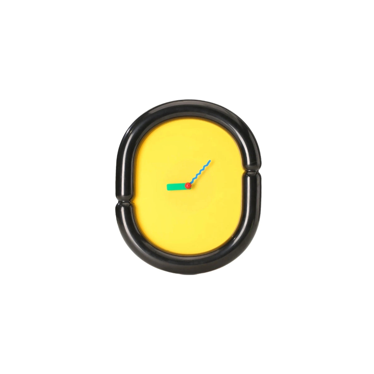 Wall Clock Tube Frame Retro Contemporary Colorful Minimalist Living Room Bedroom Office Kitchen Home Decor Housewarming Gift