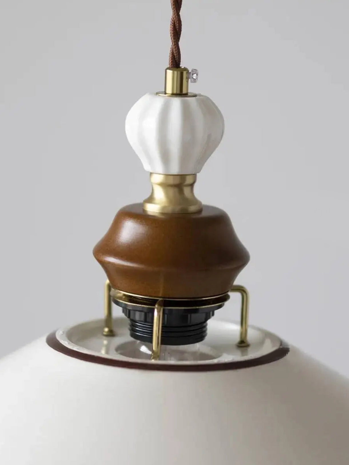 Pendant Ceiling Light Vintage French Ceramic Nordic Retro Hanging Lamp Living Room Bedroom Dining Kitchen Office Home Gift