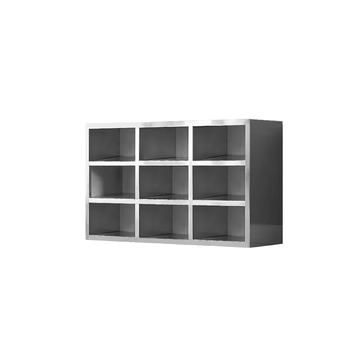 TV Stand Cabinet Stainless Steel Industrial Multi-Purpose Storage Organizer Furniture Living Room Office Home Decor Gift