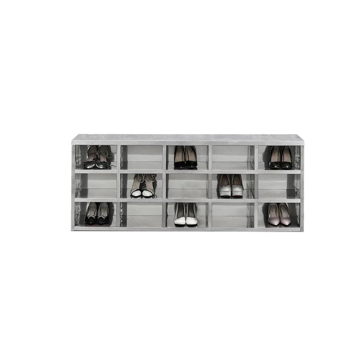 TV Stand Cabinet Stainless Steel Industrial Multi-Purpose Storage Organizer Furniture Living Room Office Home Decor Gift