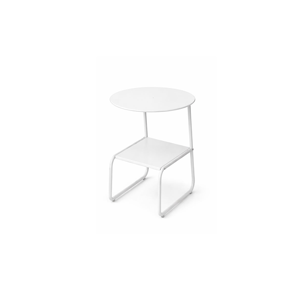 Side Table Mid-Century Metal Shelf Colorful Retro Contemporary Living Room Bedroom Office Home Furniture End Table Accent Gift