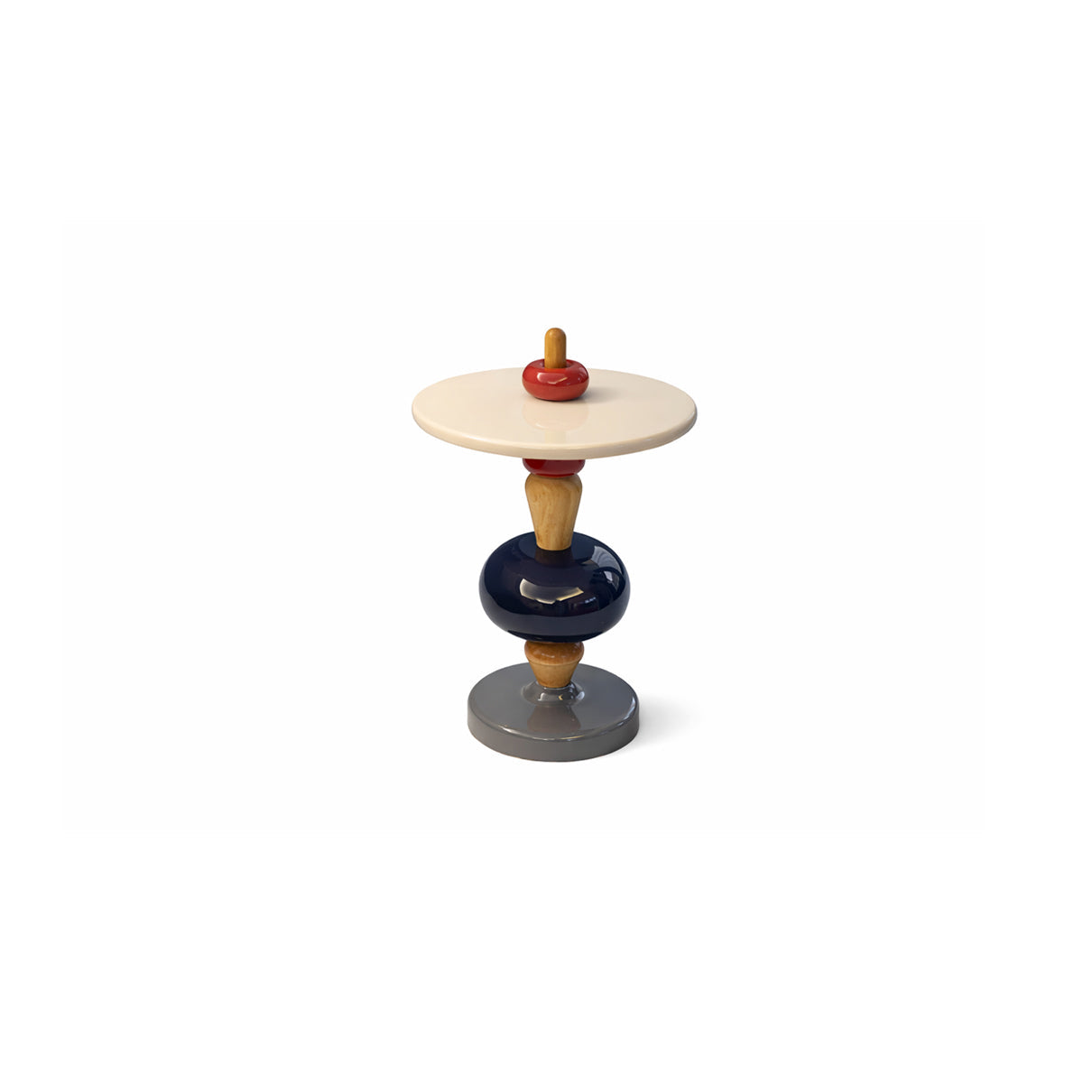 Side Table Modular Color Stack Pedestal Retro Nordic Colorful Living Room Bedroom Office Home Furniture Accent Table Gift