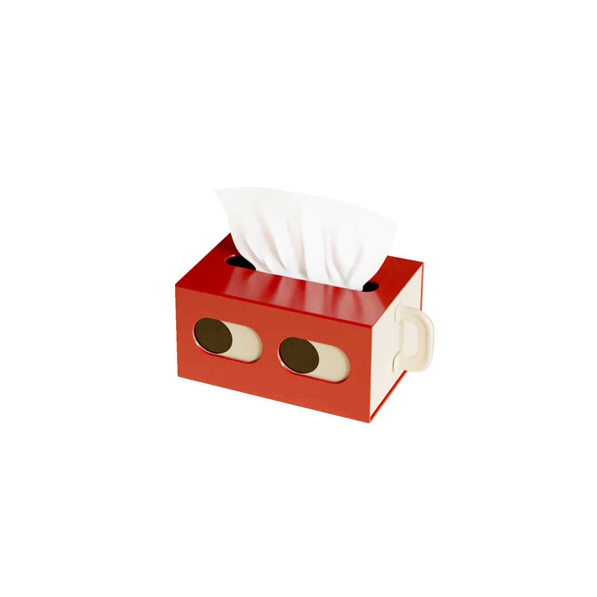 Tissue Holder Face Humor Retro Novelty Funny Game Room Desk Office Shelf Home Contemporary Unique Housewarming Decor Gift