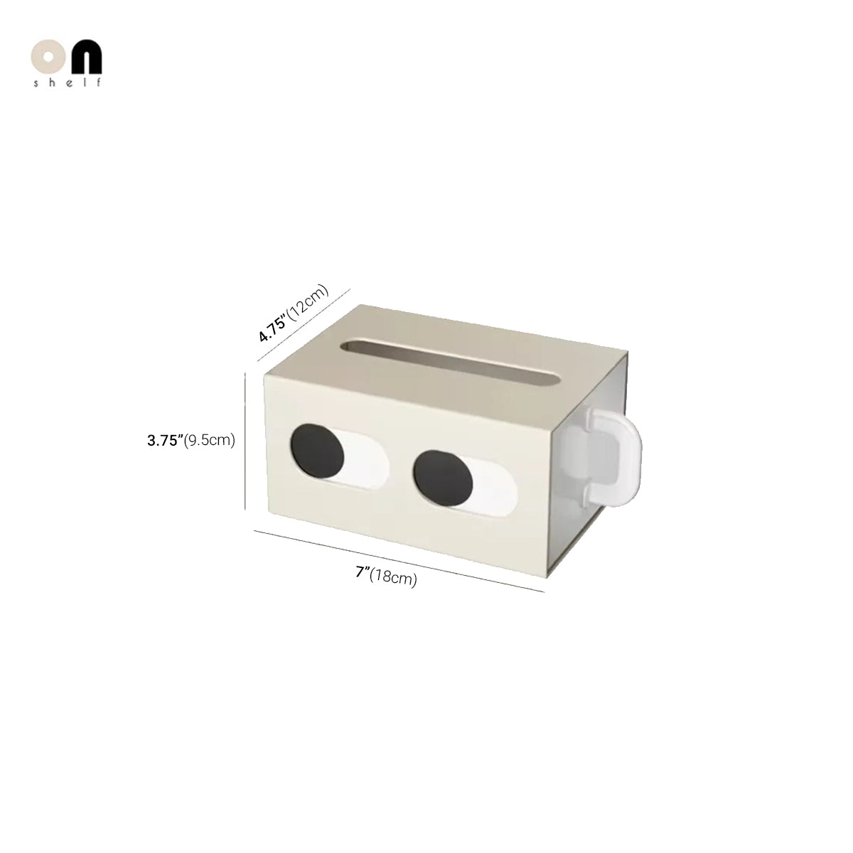 Tissue Holder Face Humor Retro Novelty Funny Game Room Desk Office Shelf Home Contemporary Unique Housewarming Decor Gift