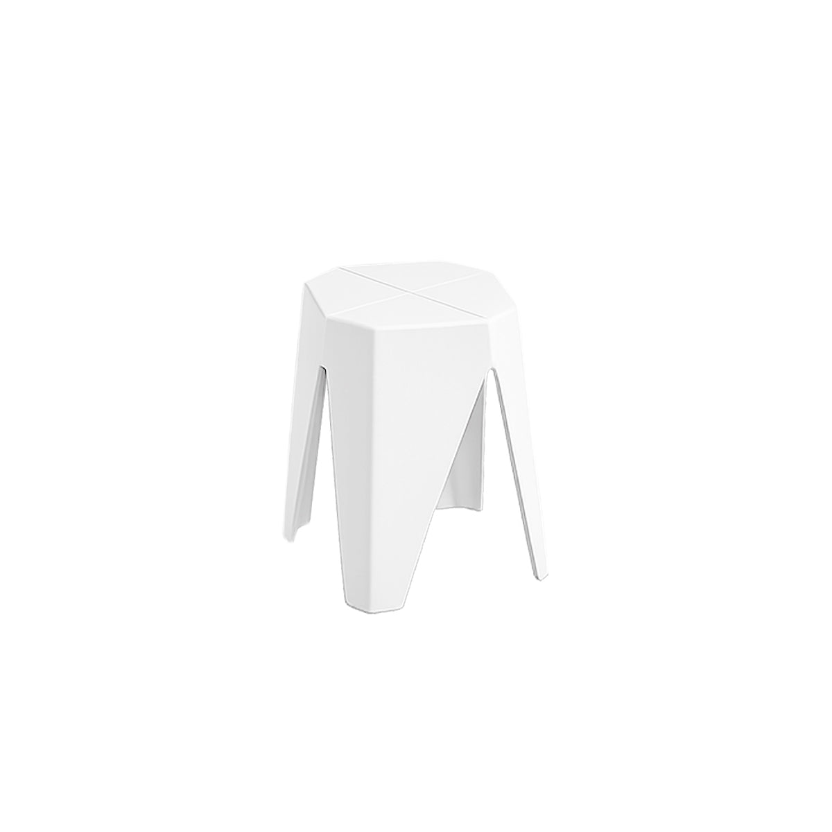 Dining Chair Stool Origami Eco-Mold Recycled ABS Nordic Retro Colorful Kitchen Office Home Furniture Housewarming Gift Dining
