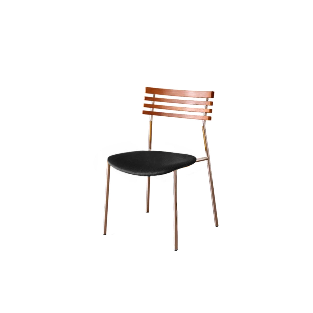 Dining Chair Wood Backrest MCM Mid-Century Nordic Contemporary Kitchen Office Living Room Home Furniture Housewarming Gift