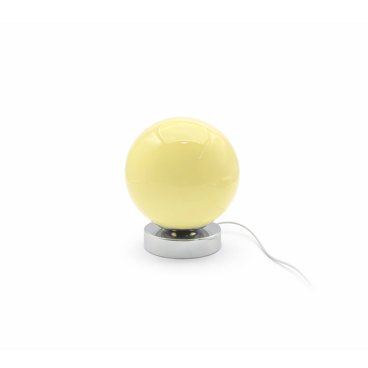 Table Lamp Glass Ball Chrome Retro Contemporary Nordic Minimalist Bedroom Living Room Office Shelf Desk Home Decor Gift Housewarming