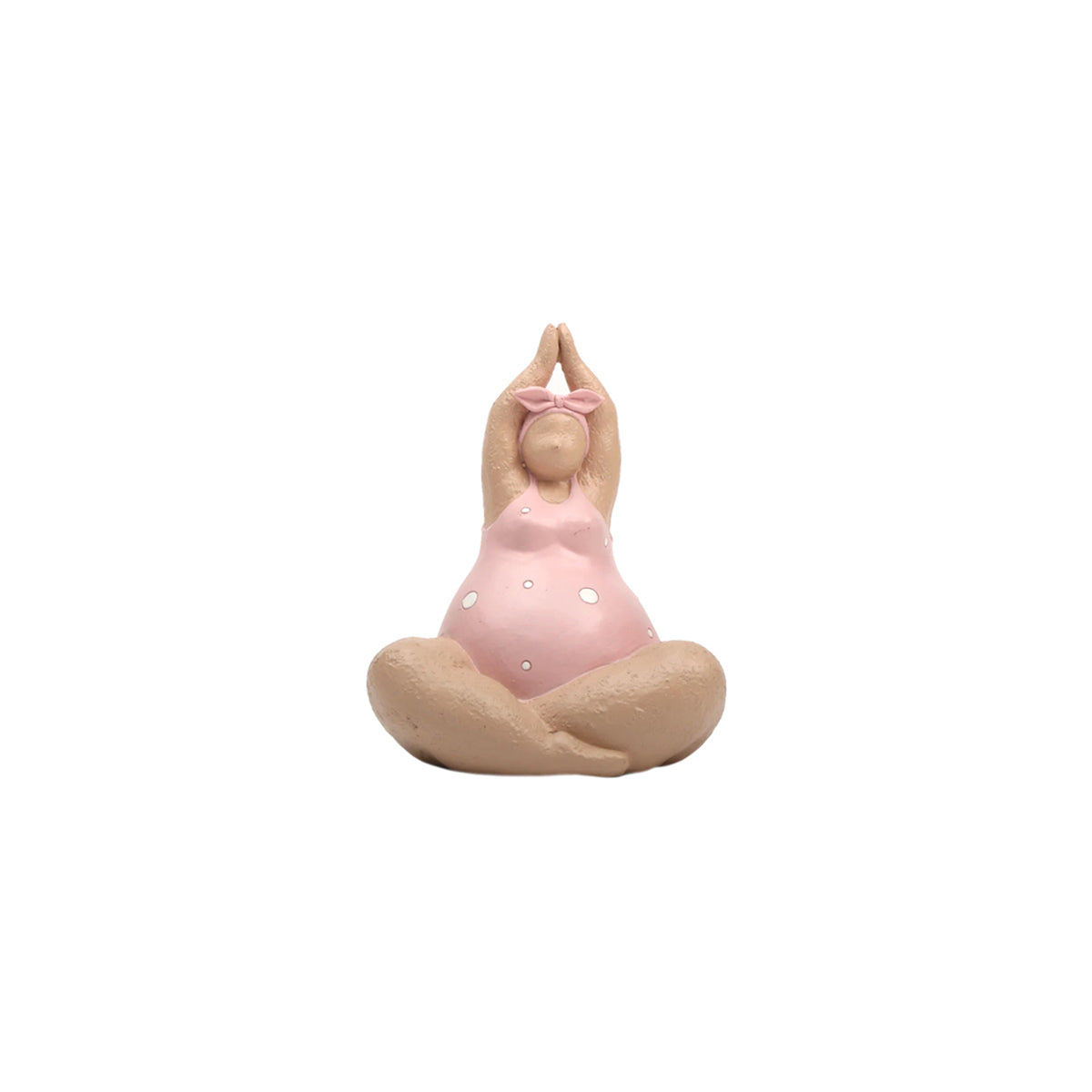 Sculpture Ornament Yoga Fat Lady Ceramic Humor Novelty Funny Shelf Desk Office Living Room Home Decor Unique Gift Housewarming