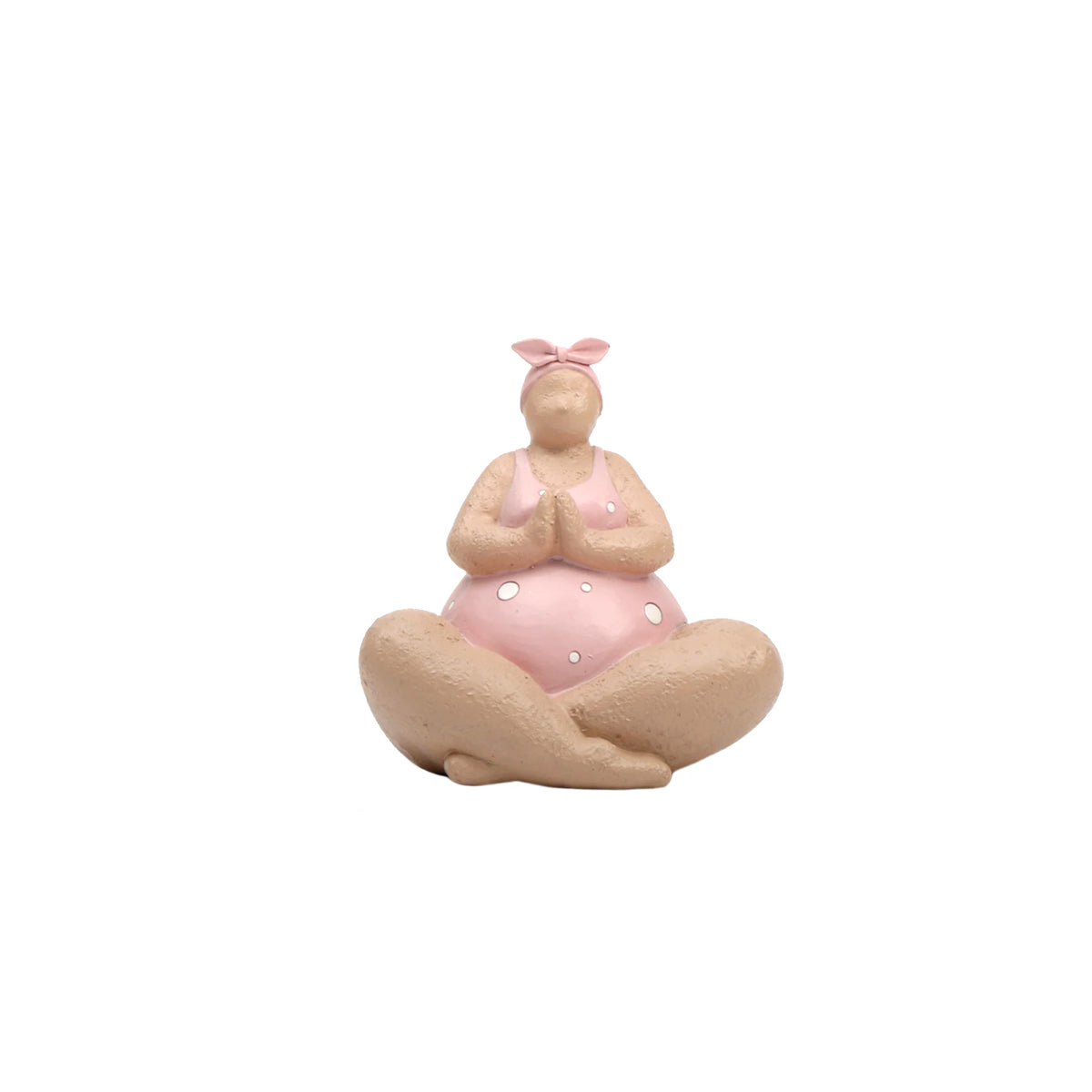 Sculpture Ornament Yoga Fat Lady Ceramic Humor Novelty Funny Shelf Desk Office Living Room Home Decor Unique Gift Housewarming